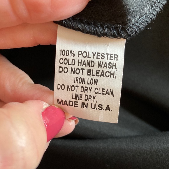 Want My Look Black Satin Dress Size Small - Picture 8 of 8